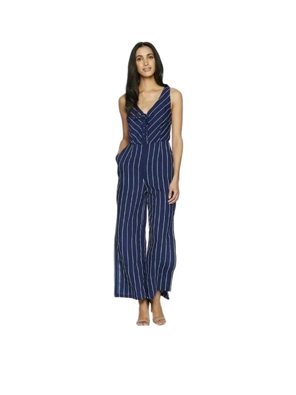 BB Dakota Striped Jumpsuit, Size 2